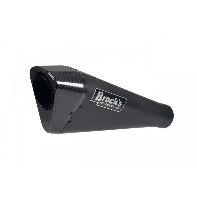 Brocks Black Penta-carbon Full System 15 Muffler For Suzuki